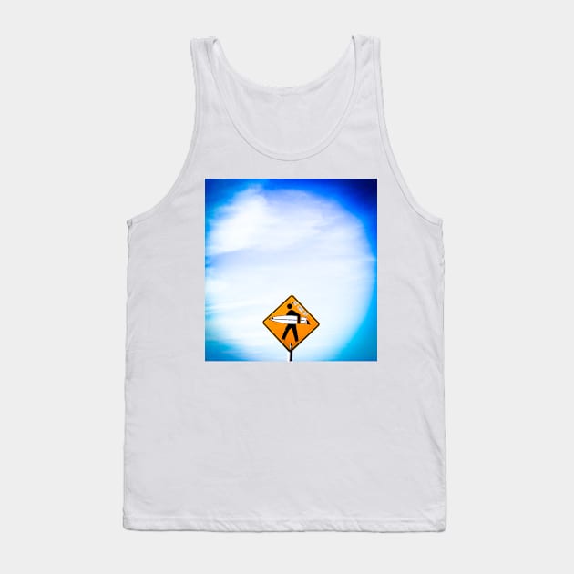 Surf Sign, La Jolla Beach, California. Tank Top by goldstreet